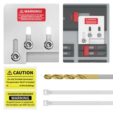 Generator Interlock Kit for Square D QO or Homeline 150 or 200 Amp Panels, 1 ...