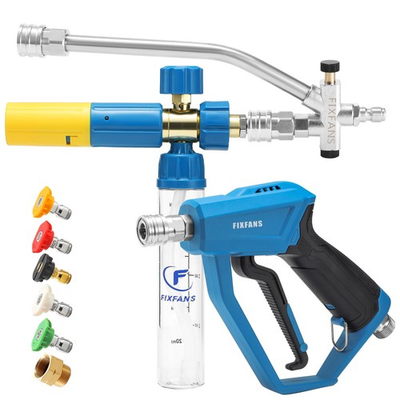 #ad #ad Pressure Washer Gun with Mini Foam Cannon Dual Connector Accessory Car Wash... $64.72