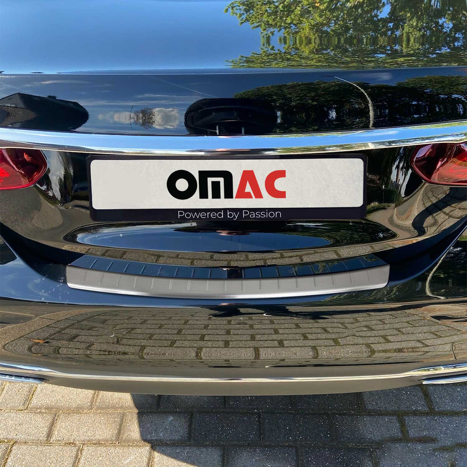 Protection pare-chocs Mercedes Classe E W213 inox anti-rayure coffre 2017-2023