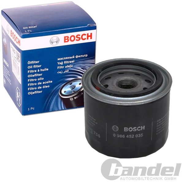 Bosch ÖLfilter Anschraubfilter Passend FüR Nissan Micra | 0 986 452 035-image