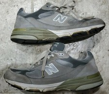 New Balance 993 Running Shoes US Mens Size 11.5D MR993GL Made In USA Grey Suede