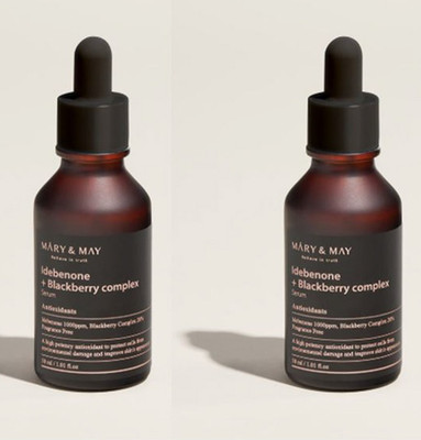Mary & May Idebenone + Blackberry Complex Serum 30ml + 30ml Antioxidant