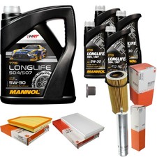MAHLE Inspektionspaket 9L MANNOL 5W-30 Longlife f�r BMW 5er Touring 535d 635d