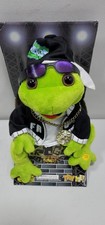 Gemmy Co. FROGZ "Rappit Ribbit" Animated Hip Hop Figure, Vintage NEW