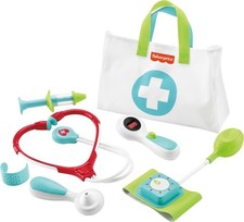 Fisher-Price Doctor Playset Medical Kit 7-Piece Toy for Dress Up Pretend