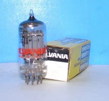 12AX7A ECC83 7025 NOS Sylvania amplifier radio audio vacuum tube tested 12AX7