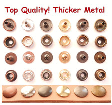 PROFESSIONAL Heavy Duty 15mm Press Studs + Fixing Setting Tool Snap Fasteners