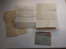 WW2 Letter 1945 Adolf Hitler Defeating General Patton 10th Armored Division