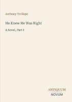 He Knew He Was Right Anthony Trollope