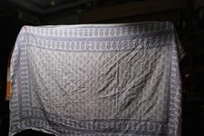 Vintage Scarf Wrap G 48" x 72" Zoogy India Sari