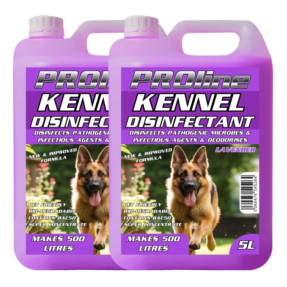 Dog Kennel Disinfectant Cleaner 10L Lavender Fragrance Deodoriser By PROline