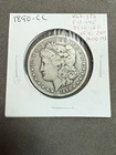 1890-CC Morgan Silver Dollar $1 Carson City in Fine Condition