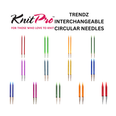 KnitPro Trendz: Strickstifte: kreisförmig: austauschbar Nähen Handwerk Werkzeug Hobby