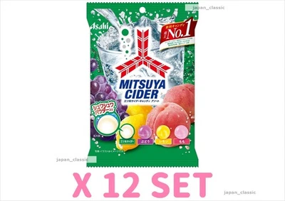 ASAHI JAPANESE CANDY DAGASHI MITSUYA CIDER CANDY JAPANESE SNACK FOODS JAPAN 112g X 12