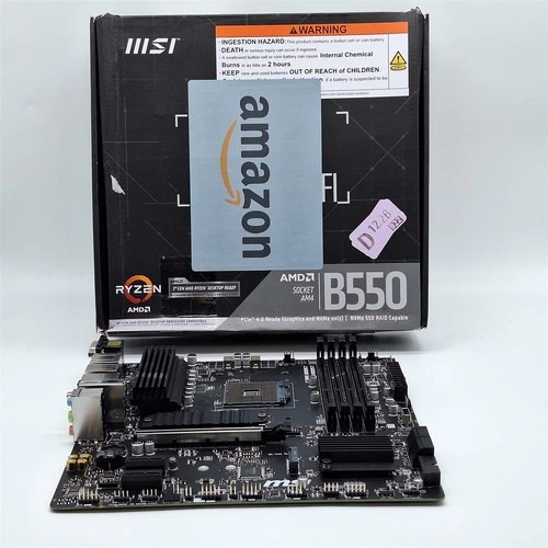 MSI B550M PRO-VDH WiFi ProSeries Motherboard (AMD AM4, DDR4, MATX) -NOT WORKING-
