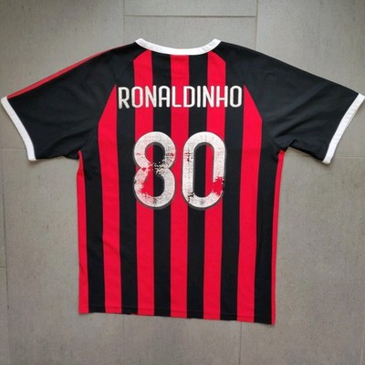 Adidas AC Milan 2009 2010 Ronaldinho 80 Basic Home Soccer Football