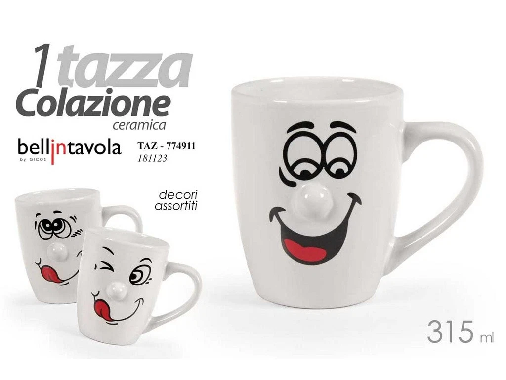 Realistico Vuoto Bianco E Nero Tazza Da Caffè Tazze Contenore Per - Foto 4