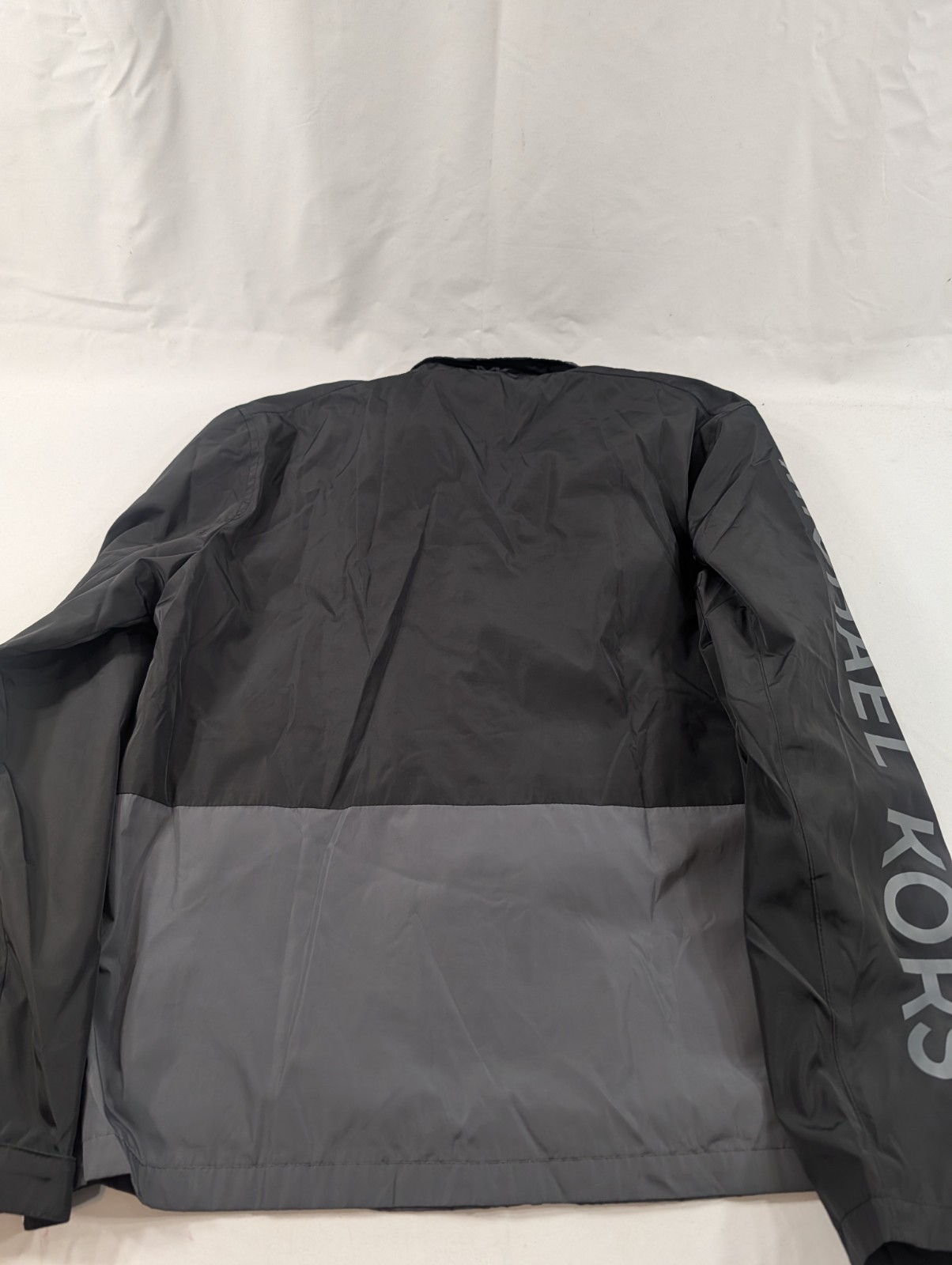 Michael Kors Performance Zip Up Jacket Black Gray… - image 8