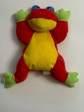 Ty Beanie Baby Ribbit 1998 Frog Plush Rainbow Green Red Yellow