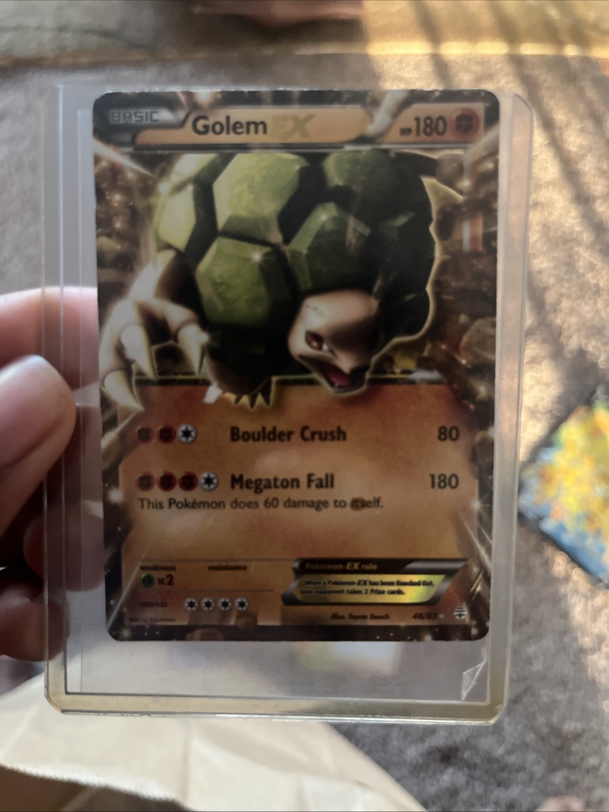 Golem EX 46/83 Generations Ultra Rare Holo Pokemon Card NM