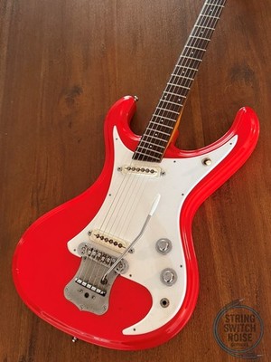 guyatone　lg-150t ジャパンビンテージ Guyatone LG-150T Guitar, “Mosrite” Offset, Fiesta Red, RARE, 1967