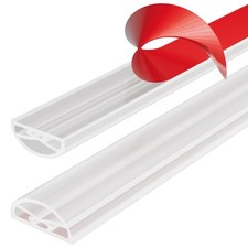 39Inch New Shower Threshold Water Dam Barrier,Collapsible Self-Adhesive Silic