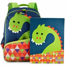 JJ Cole Kids Backpack Set – Dinosaur Design with Matching Folder