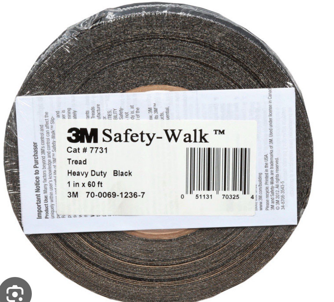 2 x 3M Seguridad Caminata Antideslizante Medio Resistente Cintas y Pisadas 1" x 60FT