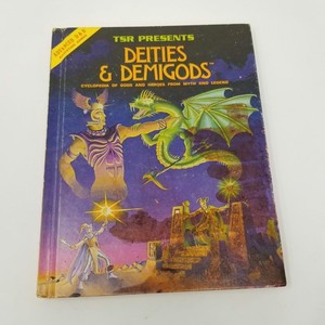 TSR Deities & Demigods AD&D Hardcover 1980 1E ISBN 0-935696-22-9 SEE DESCRIPTION