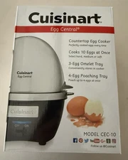 Cuisinart Egg Central Electric Egg Cooker 10 Egg Capacity CEC-10 NEW