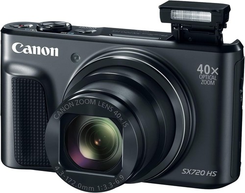 Canon SX720 HS Compact Digital Camera 20.3MP 40x Optical Zoom Wi-Fi Black