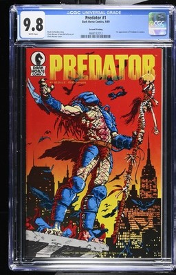 Predator #1 CGC 9.8 (1989) Second Printing Dark Horse Comics