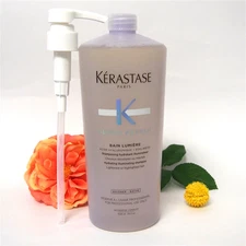With Pump Kerastase Blond Absolu Bain Lumiere Shampoo 34oz / 1000ml