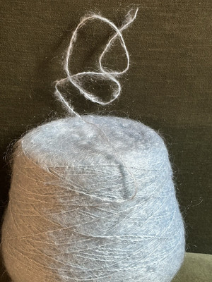 KID MOHAIR Cone Old Stock Pretty Blue 2 LBS