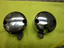 85-87 Kawasaki ZL900 ZL1000 Pro Polished Tach & Speedo Gauge Cup Mount Buckets