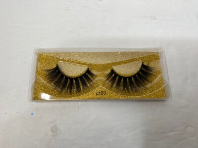 False Strip Lashes   #103