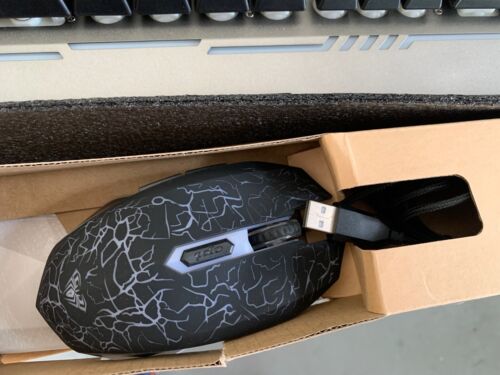 AULA Wired Gaming Keyboard Combo With Corded Mouse For Professional Gamers NEW - Picture 3 of 5