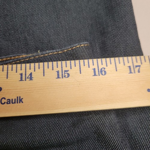 Marks & Spencer Blue Harbour Jeans Men’s Size 32x33 Dark Gray / Green UK Denim - Picture 8 of 13