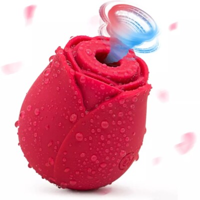 Rose Massager, Strong Vibration, Water Resistant, 10 Settings, Rechargeable  NEW
