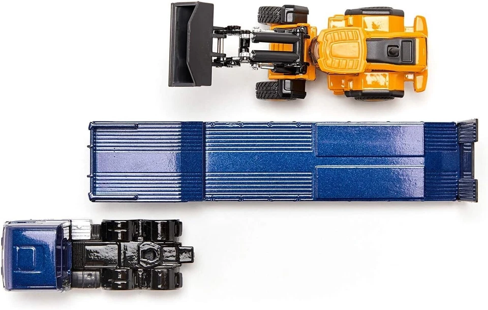 Siku Super 1790 1:87 MAN TGX Truck with Low Loader and JCB Wheel Loader Model JP - Image 4 of 4