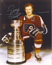 TERRY CRISP PHILADELPHIA FLYERS BROAD STREET BULLIES STANLEY CUP SIGNED 8X10