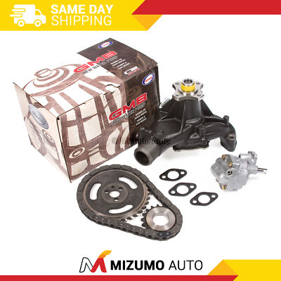 Timing Chain Kit Water Oil Pump (Roller Type Chain) Fit 96-02 Chevrolet GMC 5.7L