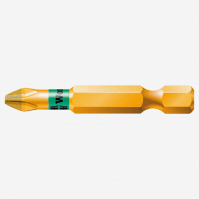 Wera 059530 #1 x 50mm Phillips BiTorsion Diamond Coated Power Bit