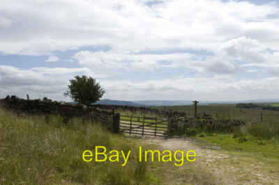 Photo 6x4 Bridleway crossroad above Winterburn Reservoir Fleets  c2011