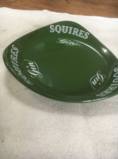 Vintage Keramik Squires Gin Aschenbecher / Tablett f&uuml;r Zitronen
