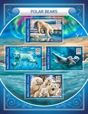 Polar Bears MNH Stamps 2018 Maldives M/S