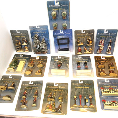 Vintage Cobblestone Corners 16 Packs Collectibles Coordinating Accessories New
