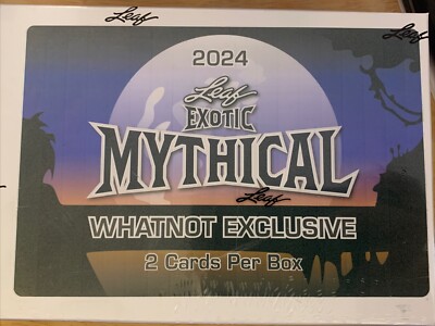 2024 Leaf Mythical Whatnot Exclusive 2 Card Sealed Hobby Box