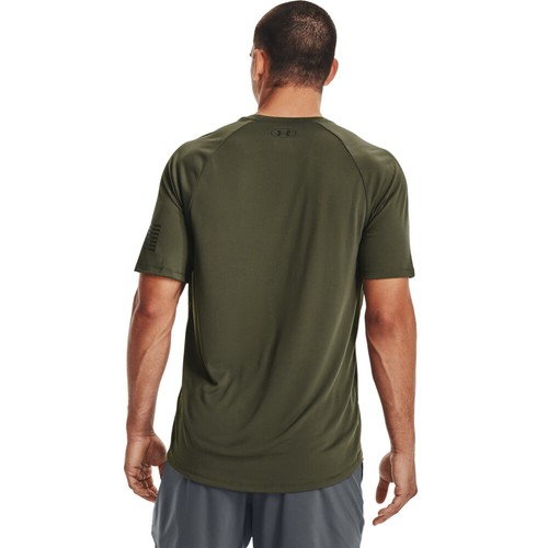 Camiseta Under Armour 1369468 Para Hombre UA Freedom Tech Mangas Cortas Entrenamiento Atlético - Imagen 3 de 32