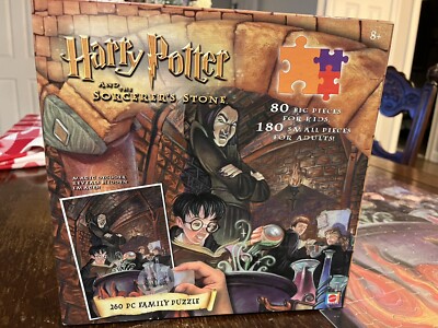 Harry Potter and The Sorcerers Stone 260 Pc Family Puzzle w Magic
